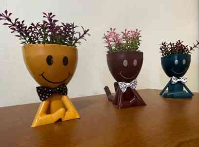 Plante artificielle en pot