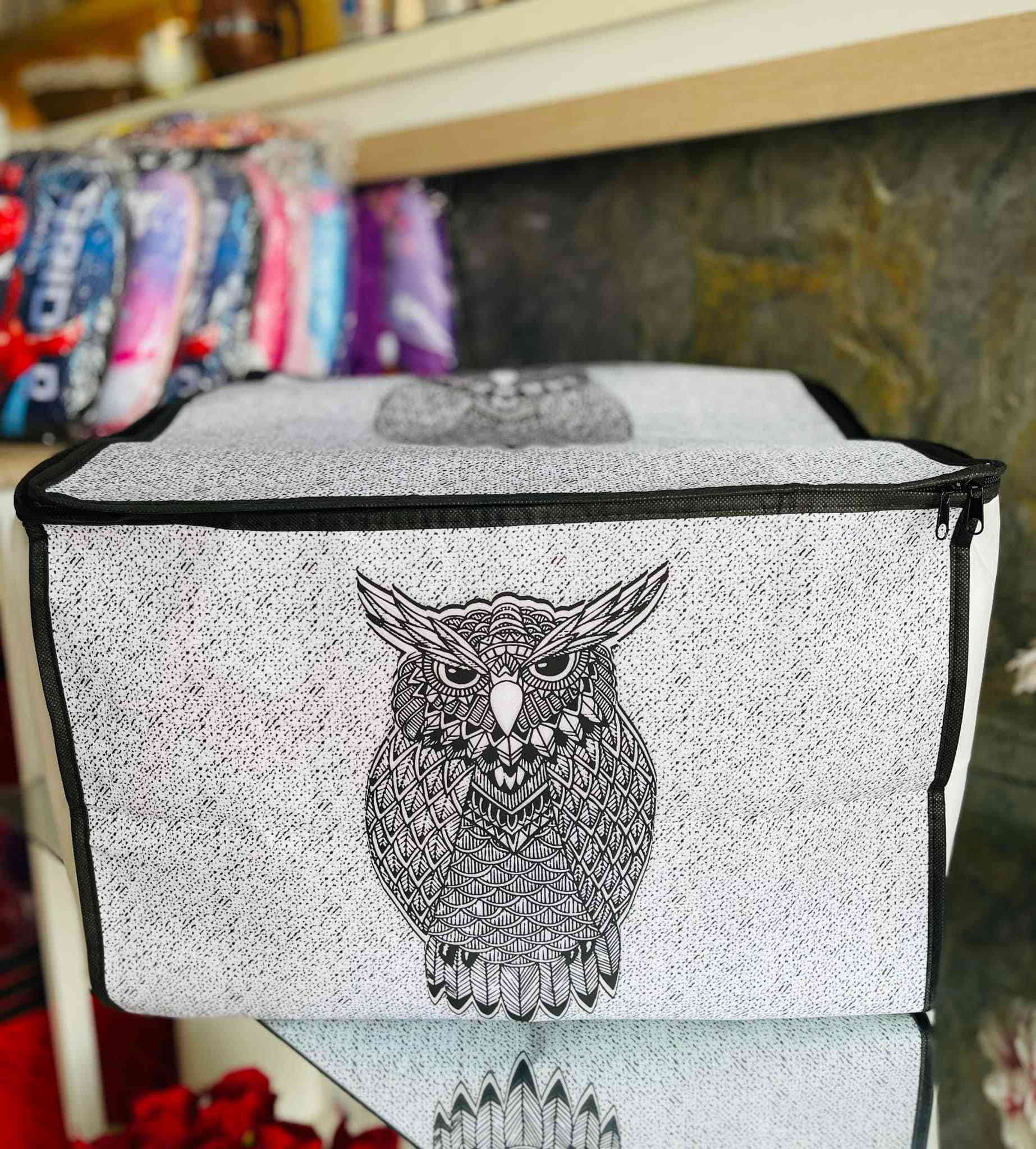 Housse de Rangement avec Fermeture et Poignée 50*50cm