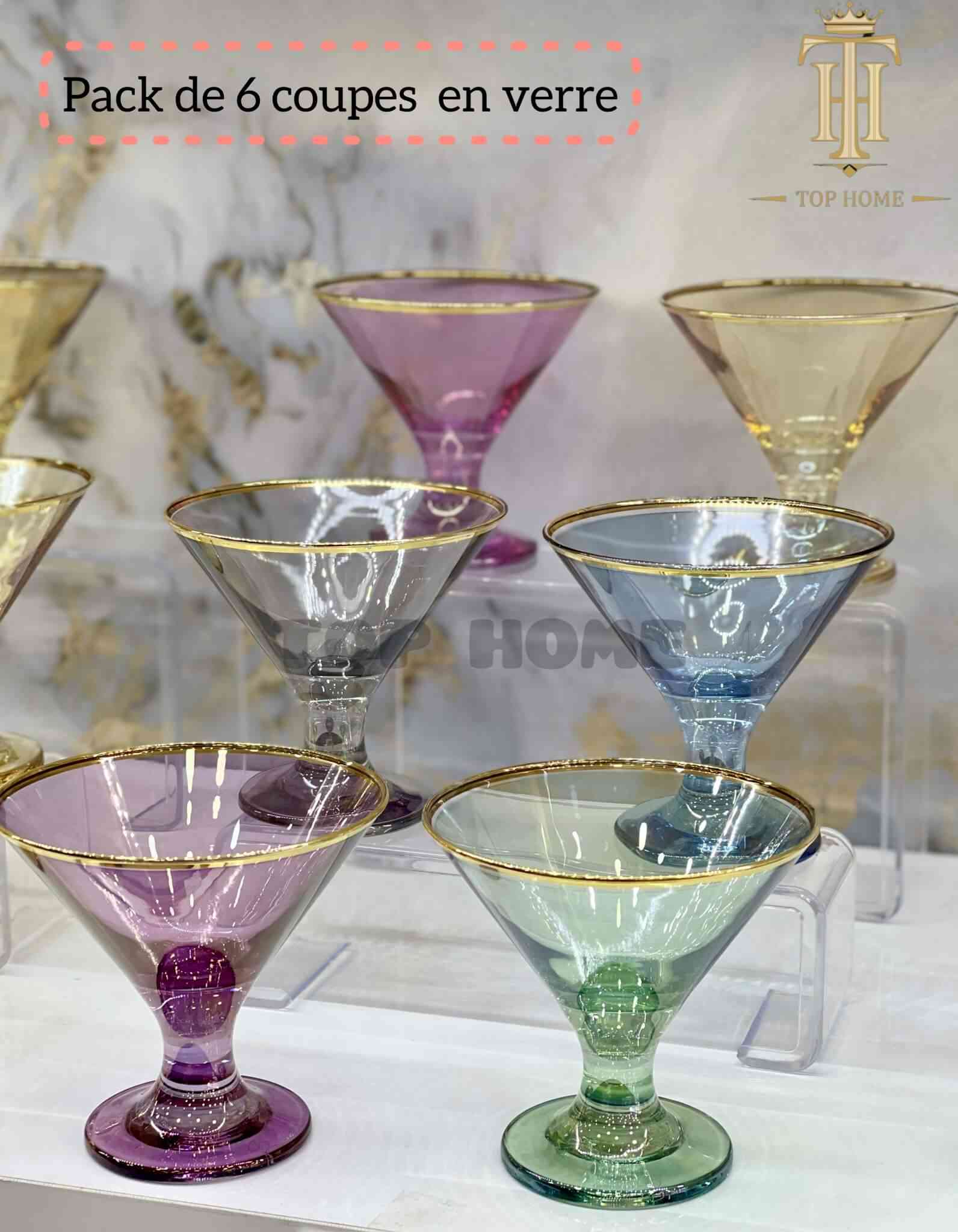 Service de 6 Coupes à Glace