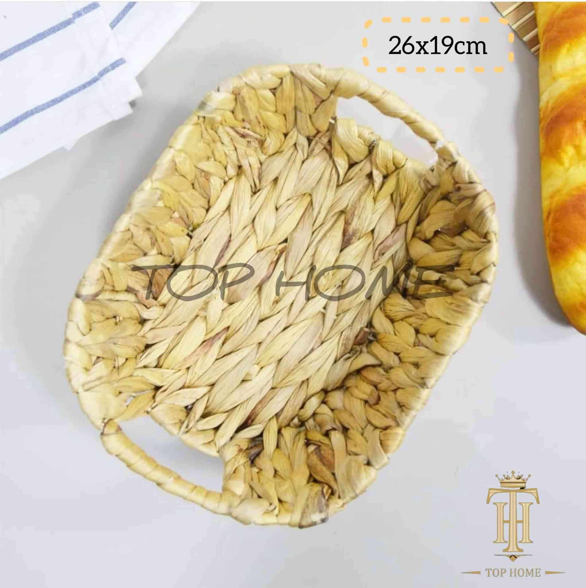 Corbeille tressée oval 26*19cm