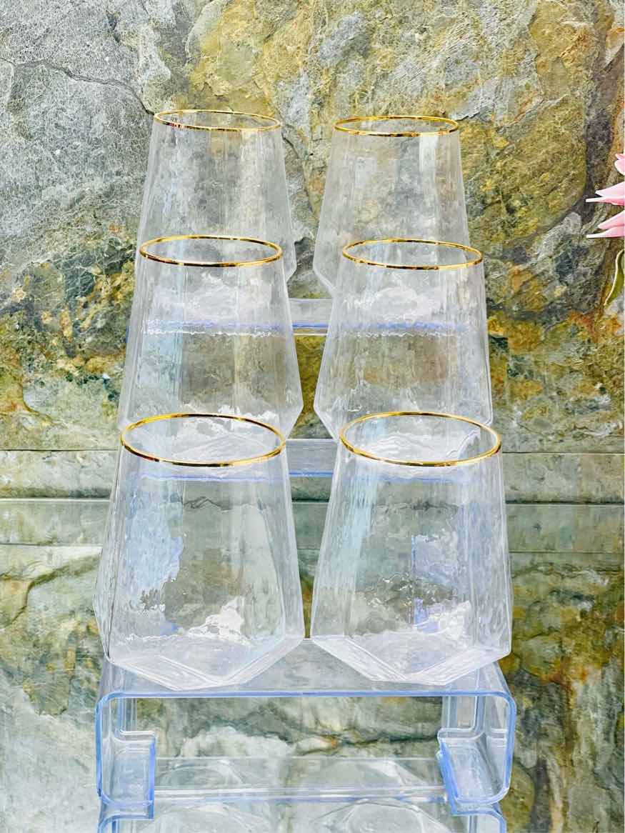 Lot De 6 Verres A Eau 