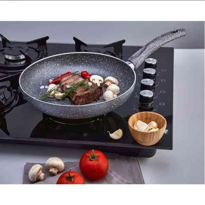 Poêle en fonte de granite de fer multi-usage - 24cm