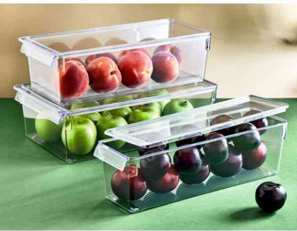 Boîte de Rangement pour Réfrigérateur 36*20.5*10cm