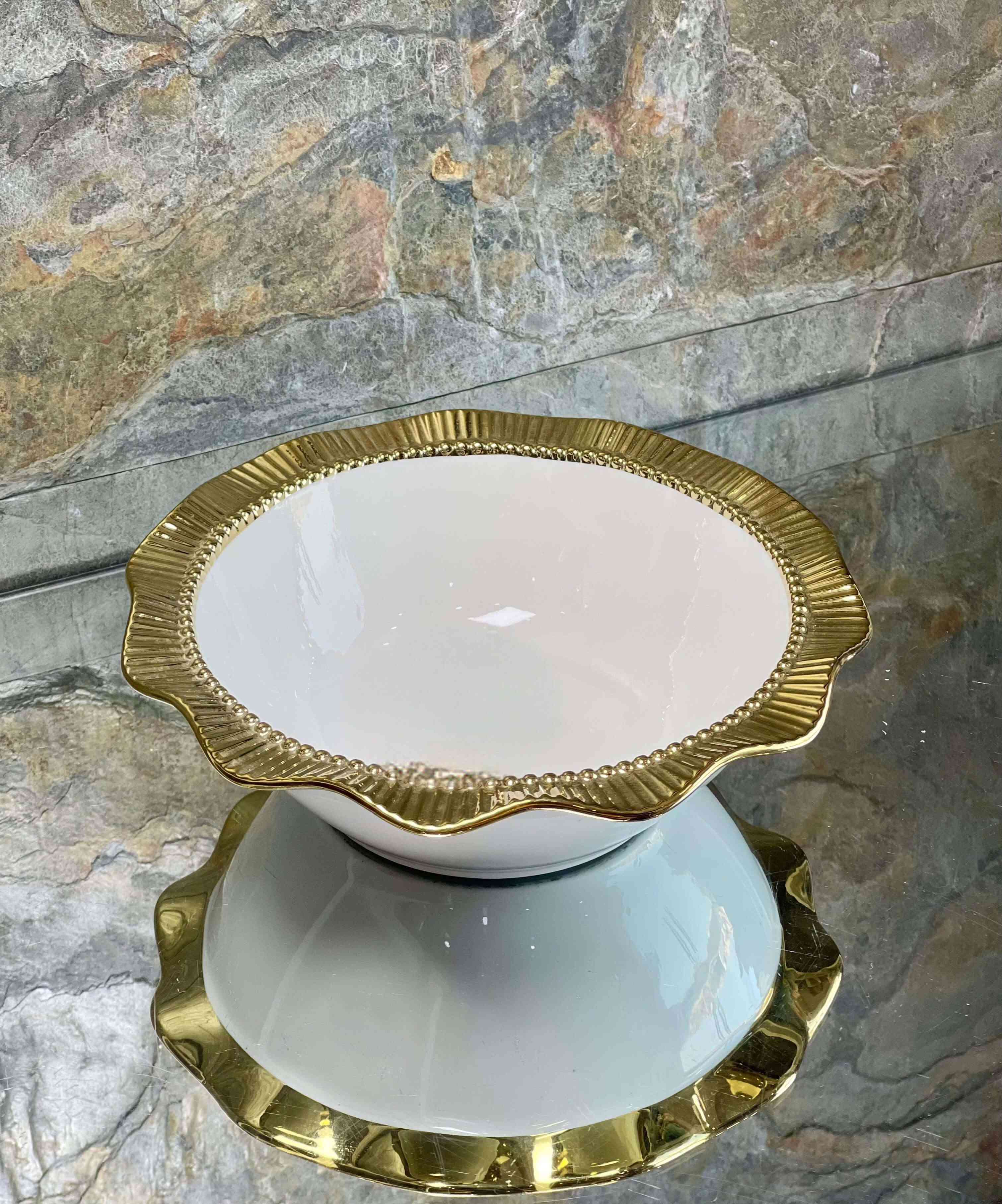 Saladier de Presentation Rond 8*18*7 cm 