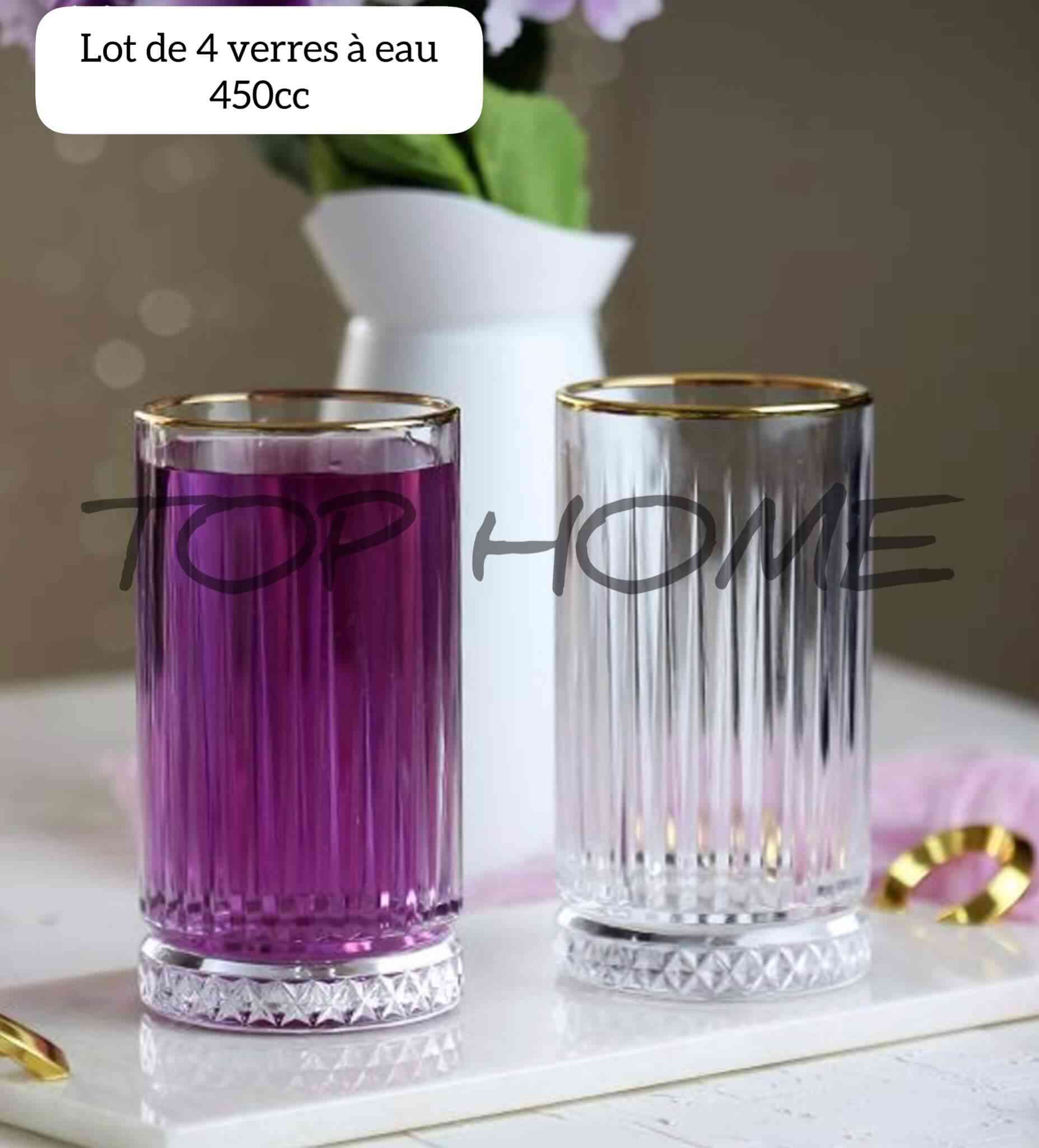 Lot de 4 Long verres long 450CC Elysia