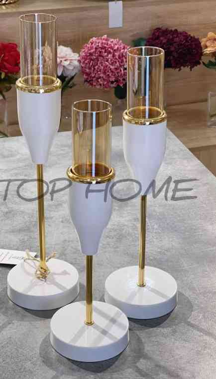 Ensemble de 3 bougeoirs