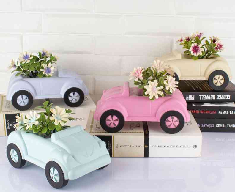 Plante artificielle en pot