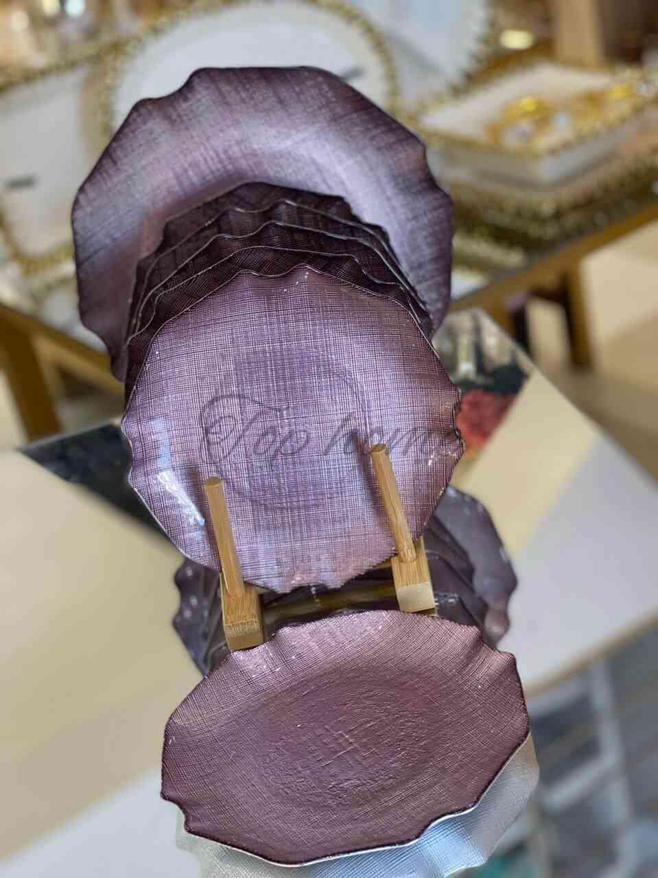 Service à gâteau en Verre 7 Pièces