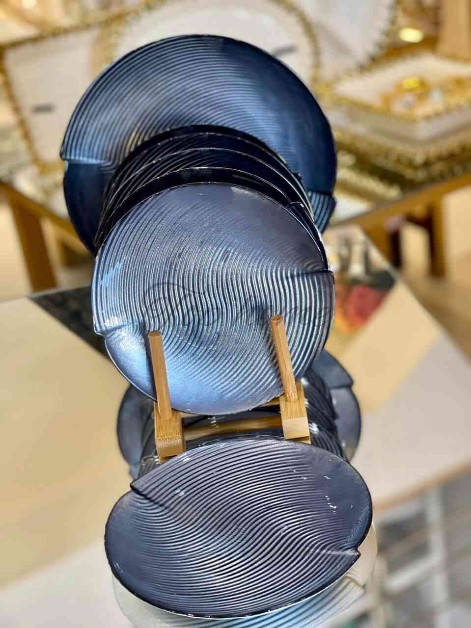 Service à gâteau en Verre 7 Pièces