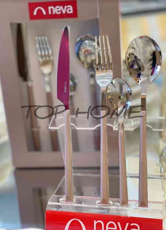 Ensemble de Couverts de Table 24 Pièces pour 6 Personnes 