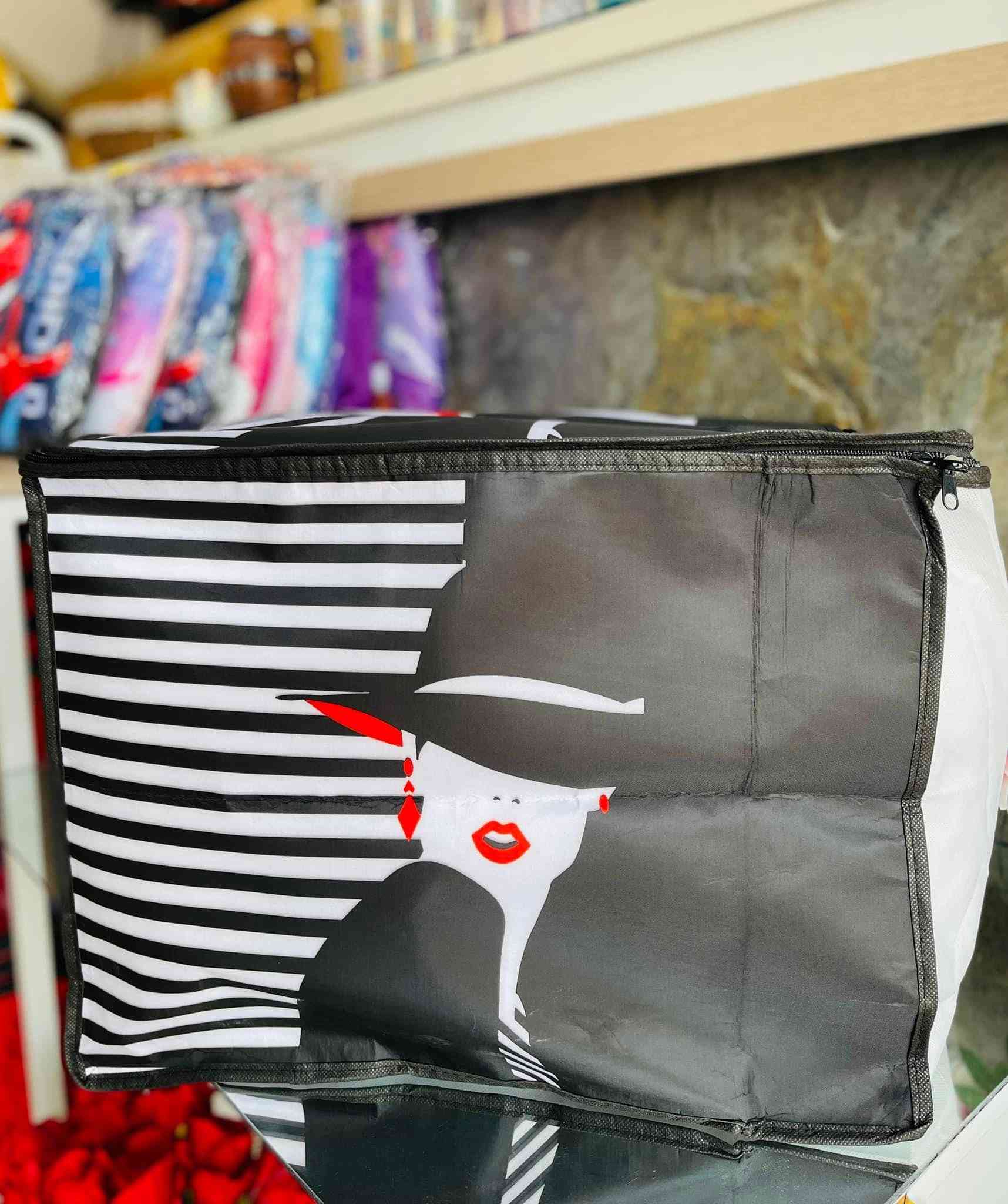 Housse de Rangement avec Fermeture et Poignée 50*50cm