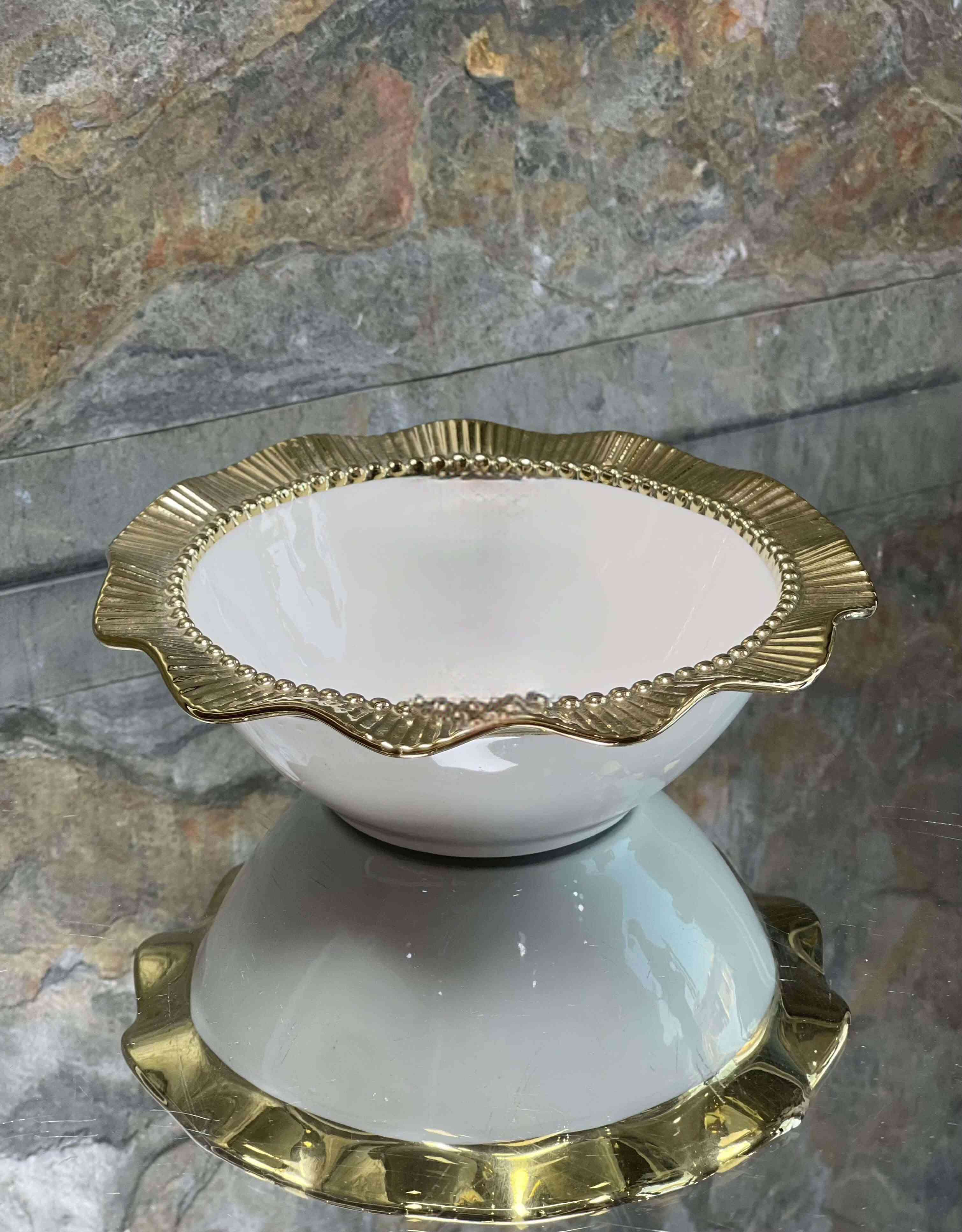 Saladier de Presentation Rond 21 *21 *7 cm 