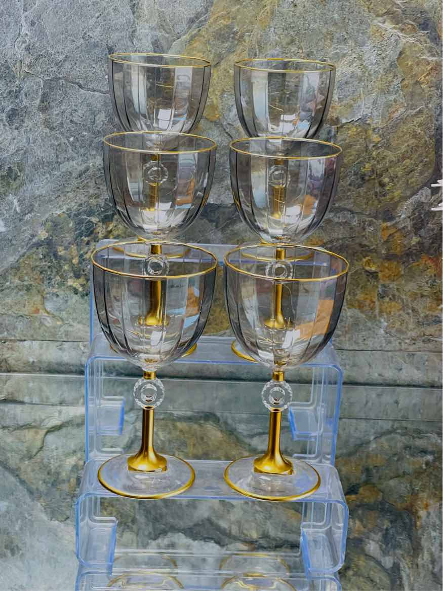 Service à Coupe 6 pièces en verre	