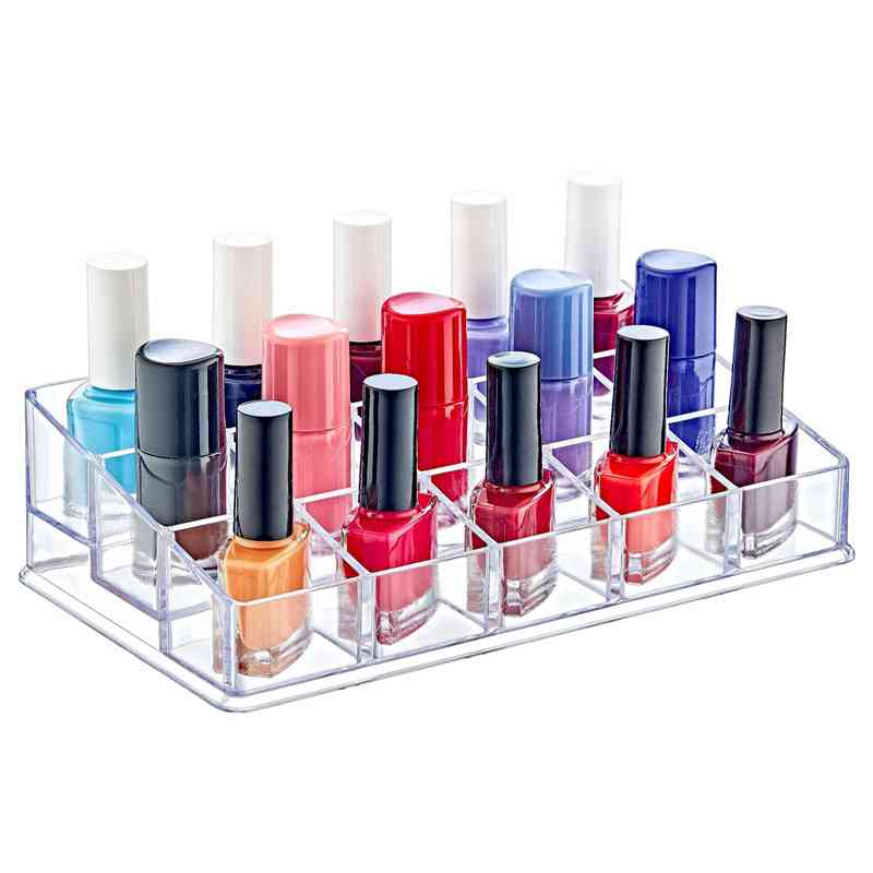 Boîte De Rangement Vernis À Ongles Rouge À Lèvres