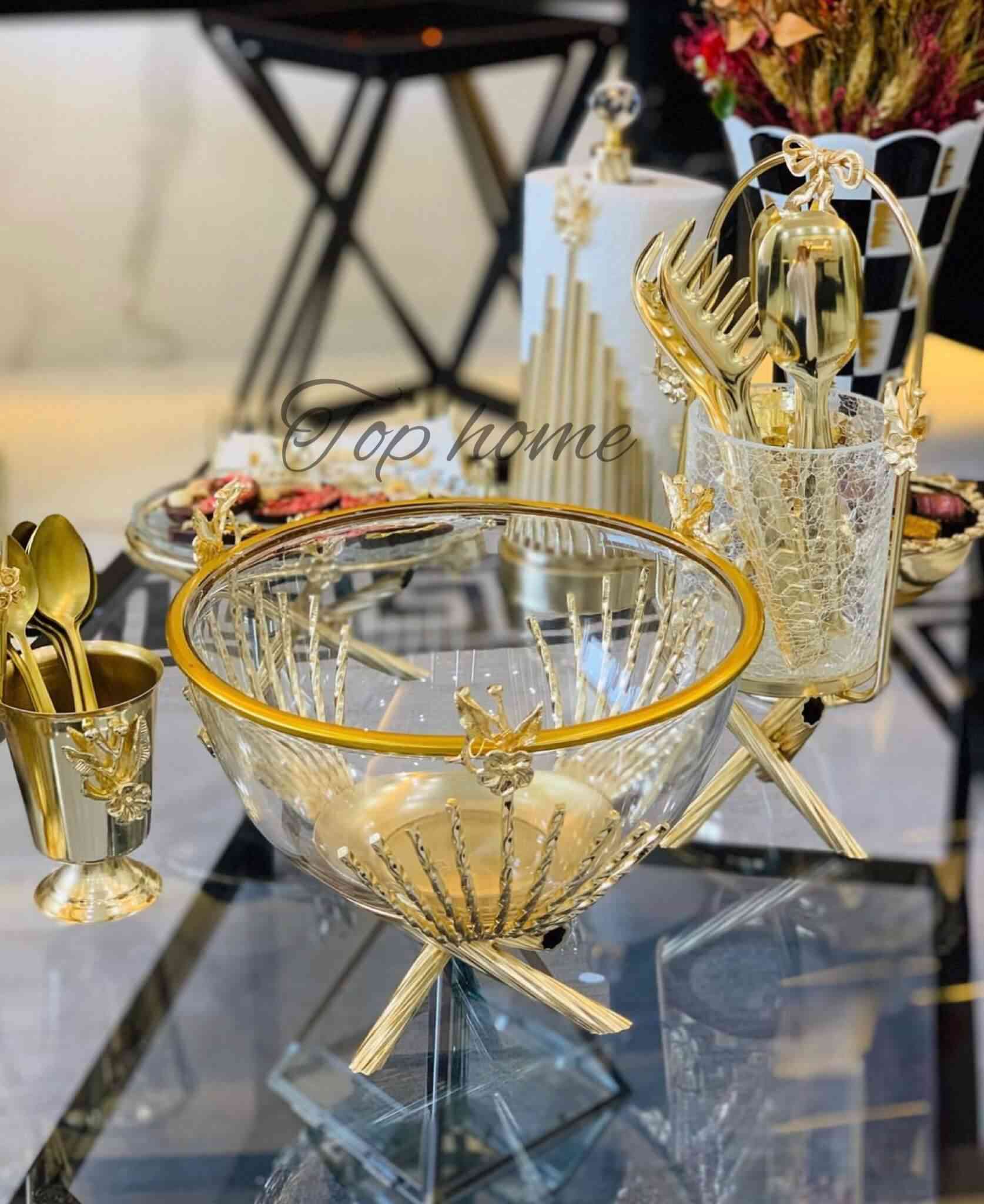 Saladier de Présentation Avec Support