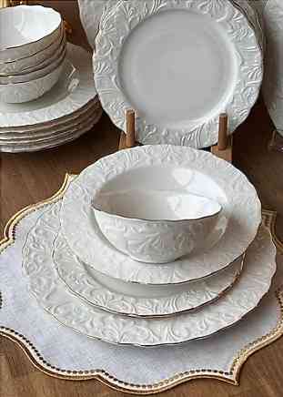 Service à Table 26 pièces en porcelaine 