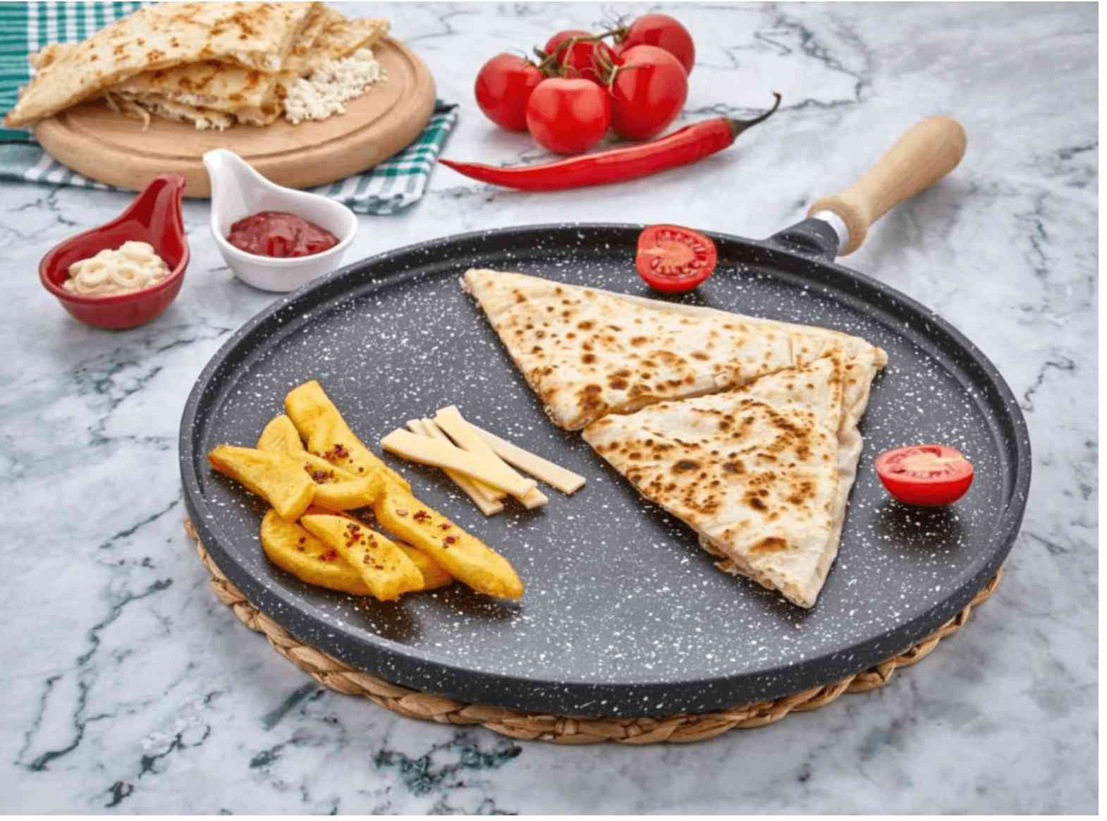 poêle a crêpe Anti-adhésive granite 36cm