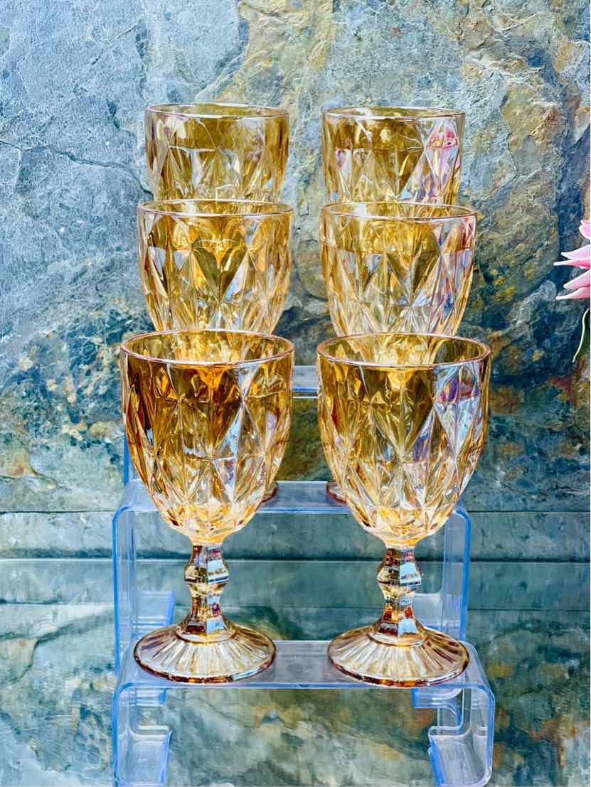 Service à jus 6 Pièces en Verre WASSO