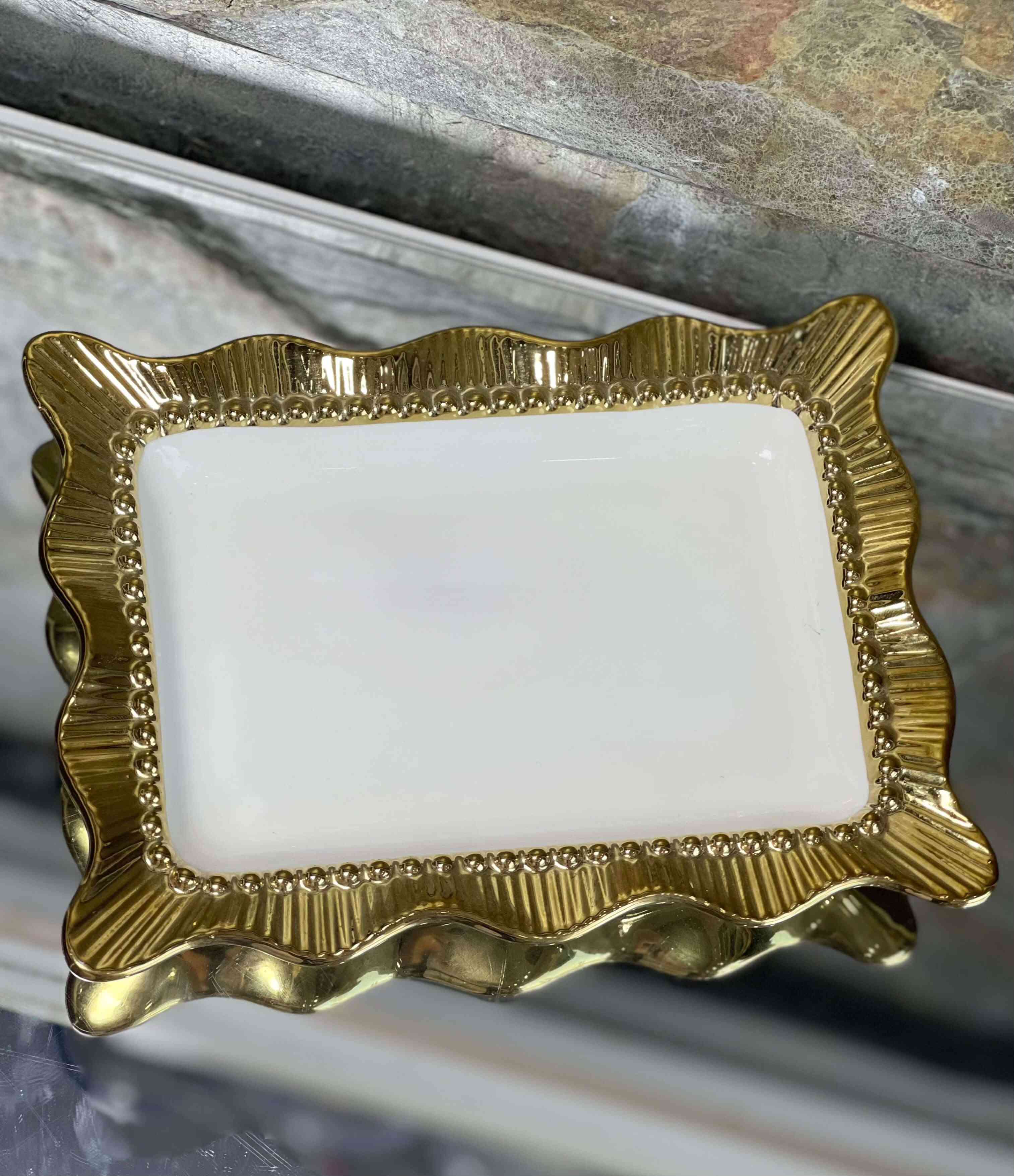 Plat de présentation rectangulaire 30*22 cm 