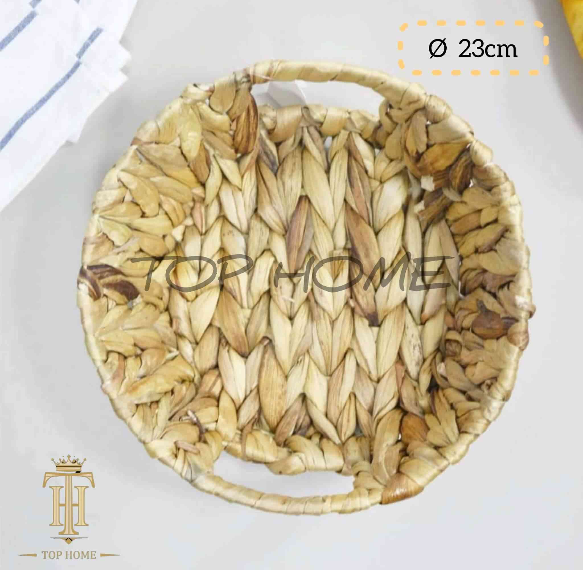 Corbeille tressée Rond Diam 23cm