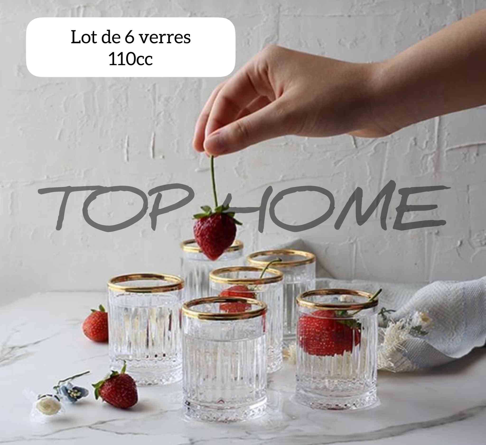 Set de 6 Verres à shot 60ml Elysia
