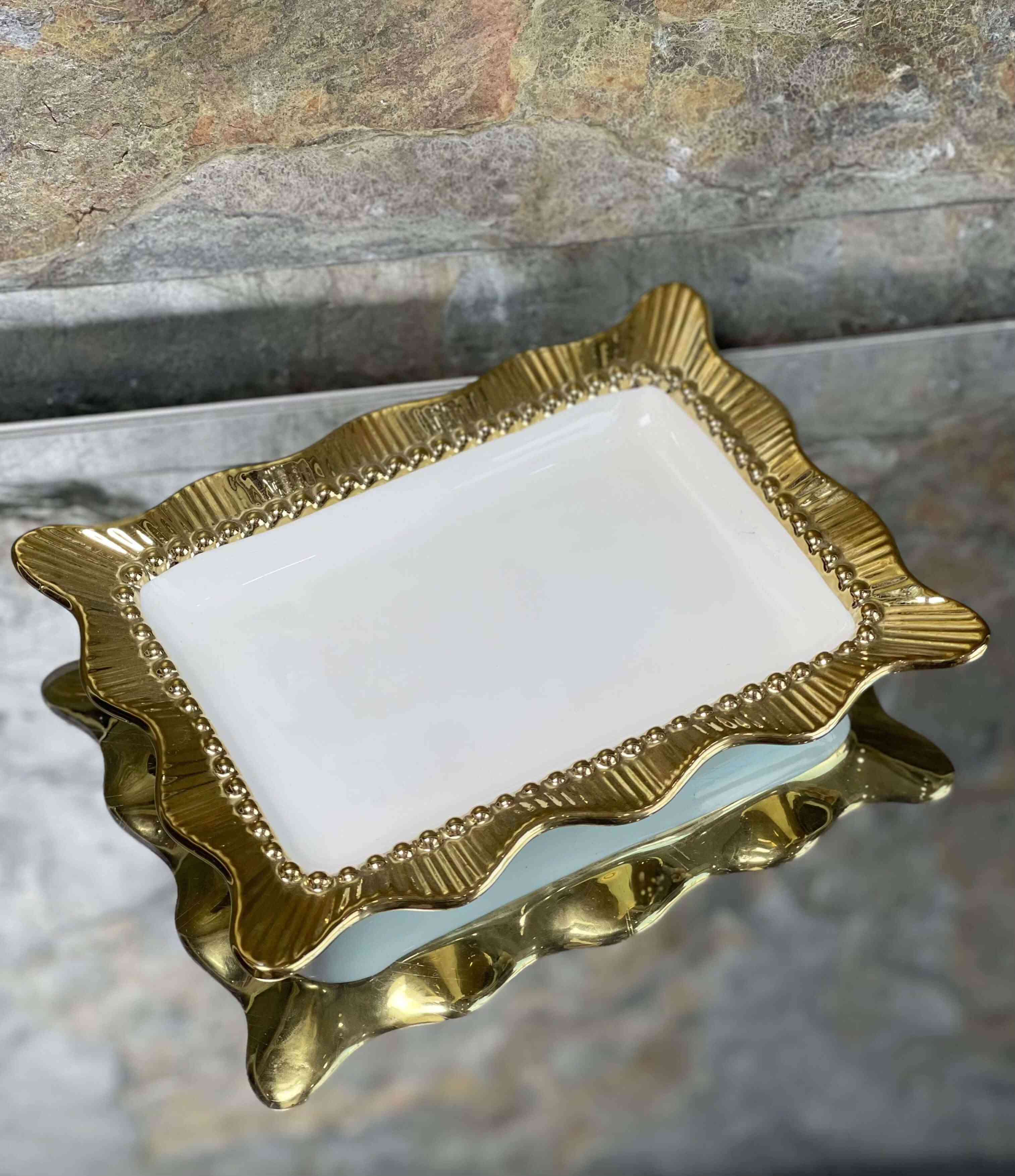 Plat de présentation rectangulaire 30*22 cm 