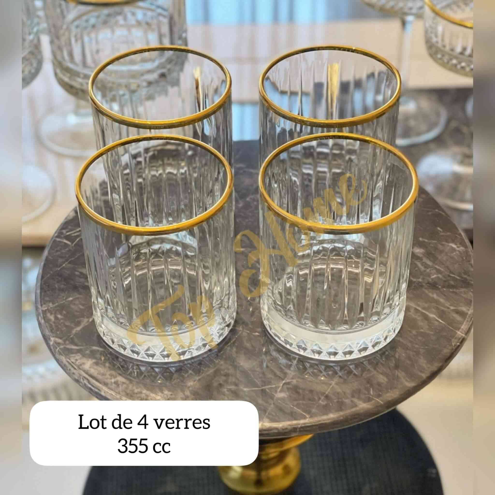 Lot de 4 Verres ELYSIA 335CC