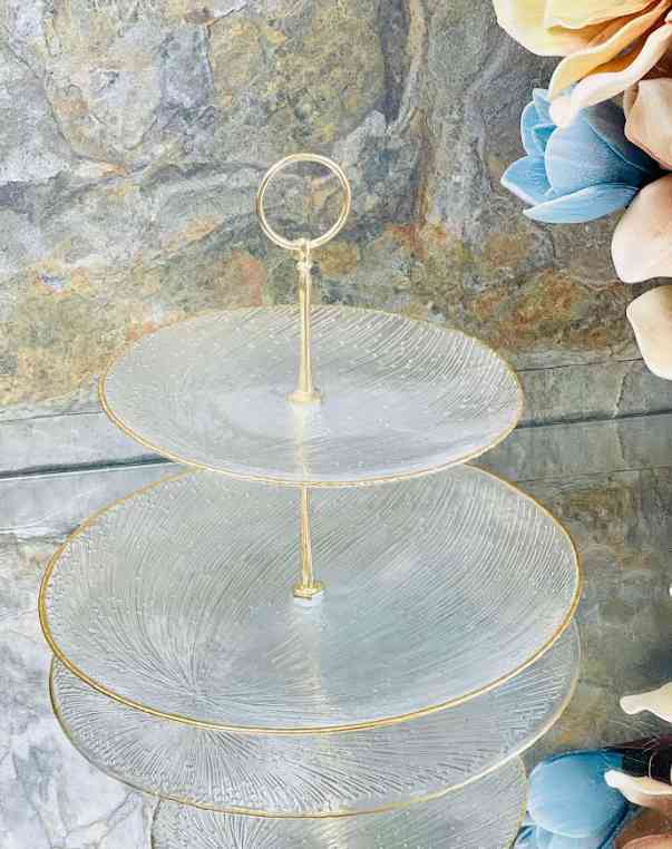 Présentoir à gâteaux 2 étages