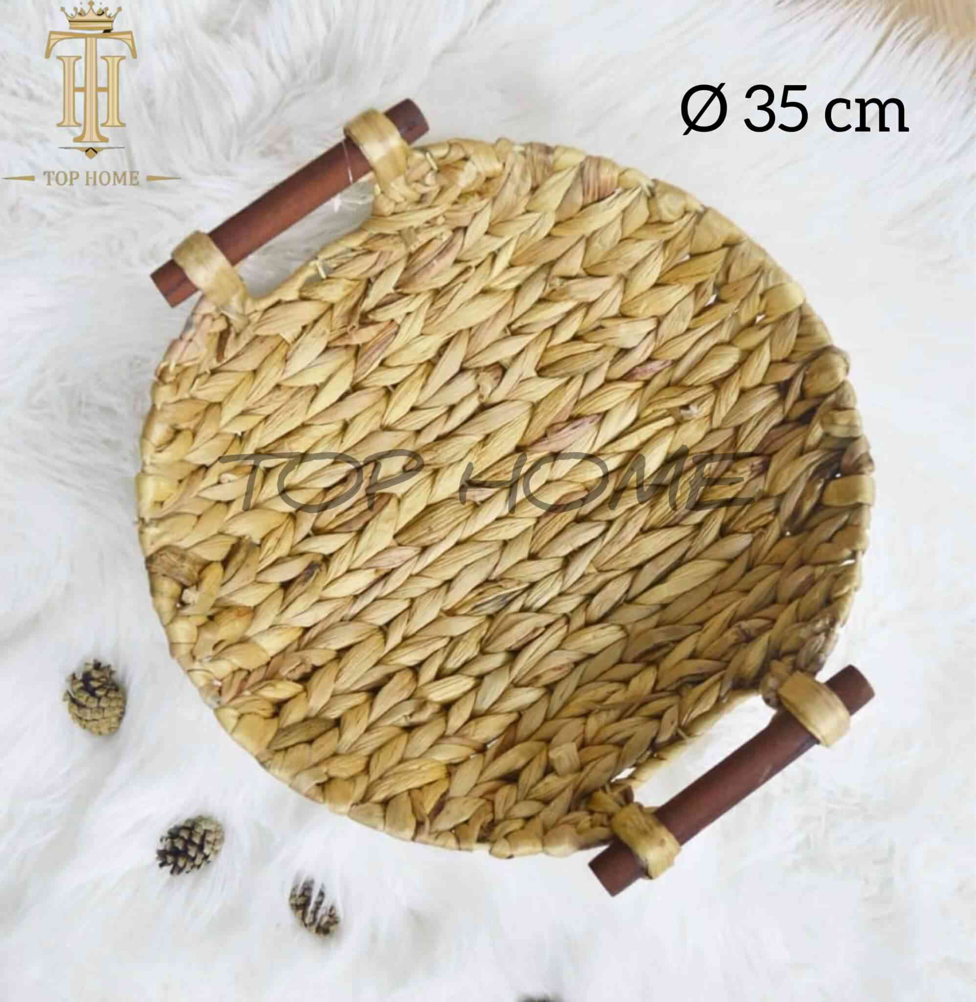 Corbeille tressée Rond Diam 35cm